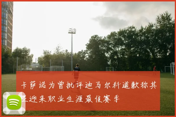 卡萨诺为曾批评迪马尔科道歉称其正迎来职业生涯最佳赛季